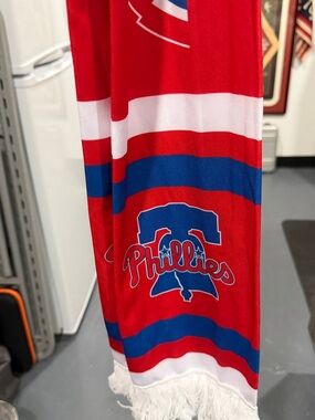 Phillies Red and Blue Fan Scarf - Team Logo Supporter Accessory